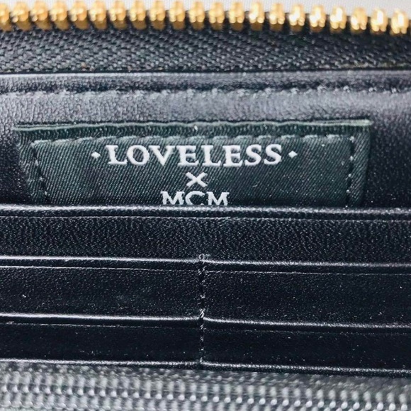 MCM X Loveless Studded Long Wallet with box and COA - Picture 3 of 15